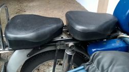 Complete set of individual seats for TS 250, TS 250/1 black