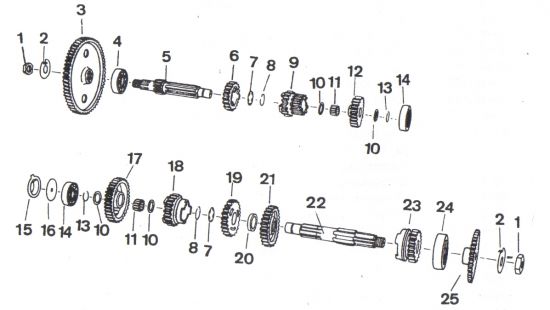 Engine-gearbox