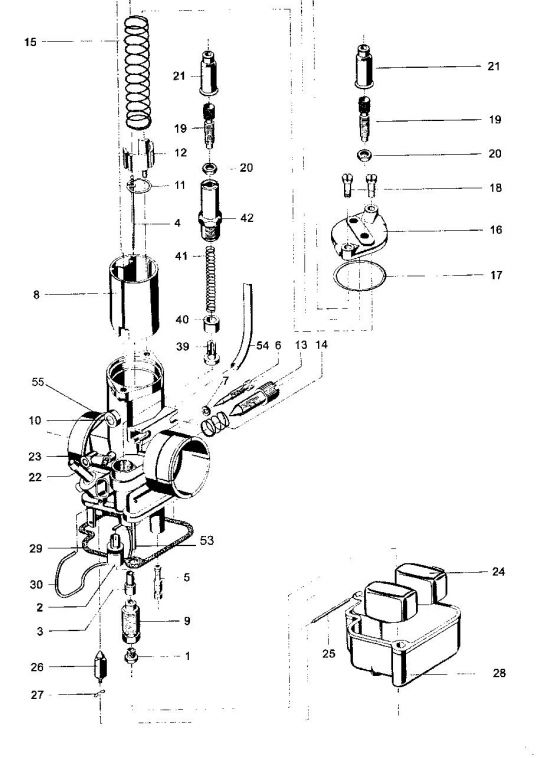 Carbureteur  BING 84/30/110A 