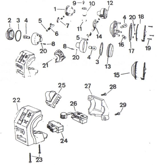 Blinkanlage, Rückleuchte