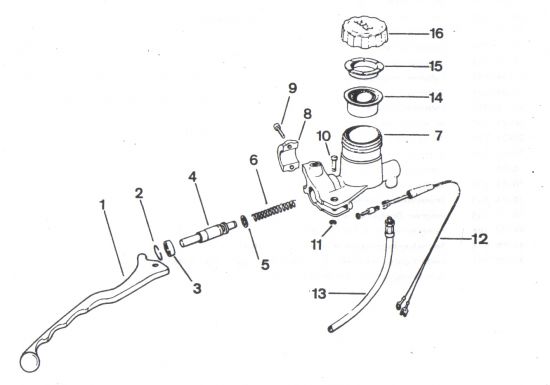 Chassis-MZ-disk-brake, brake operating device